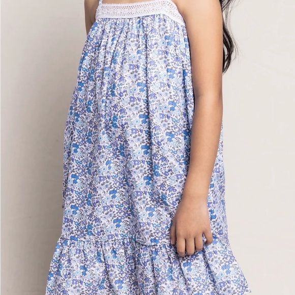 Petite Plume Other - Floral Blue Kids Casual Dress